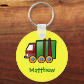 名前パーソナライズされたカートラック キーホルダー (正面)