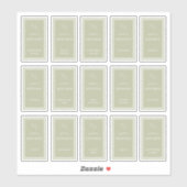 名前パーソナライズされたキッチンスパイス瓶ラベル シール (シート)