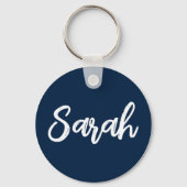 名前パーソナライズされたギフトGeorgia Southern keychain キーホルダー (裏面)