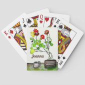 ..名前パーソナライズされたクラシックアートゲーム トランプ (裏面)