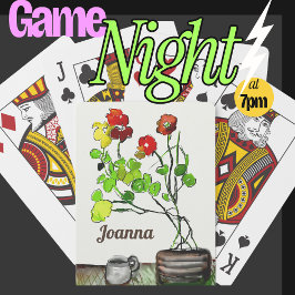 ..名前パーソナライズされたクラシックアートゲーム トランプ