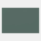 名前パーソナライズされたクリスマスゴールデンレトリバードッグ ラッピングペーパーシート (正面3)