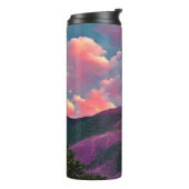 名前パーソナライズされたグローの夕べ タンブラー (回転左)