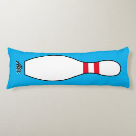 名前パーソナライズされたジャイアントボーリングピンカスタムの色 ボディピロー