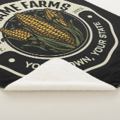 名前パーソナライズされたスウィートコーンガーデンファーム農家 シェルパブランケット (3/4)