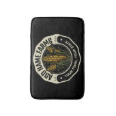 名前パーソナライズされたスウィートコーンガーデンファーム農家 バスマット (正面縦)