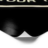 名前パーソナライズされたスウィートコーンガーデンファーム農家 ポスター (コーナー)