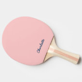 名前パーソナライズされたスクリプトの完全に編集可能な色 卓球ラケット (横)