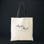 名前パーソナライズされたスクリプトBridesmaidトートバッグ トートバッグ<br><div class="desc">シックでエレガントデザインプリントされたネームパーソナライズされたスクリプトBridesmaidトートバッグは、あなたのテキスカスタマイズトと一緒にすることができます。このクリックテンプレートを修正するにはカスタマイズ、「IT」ボタンをクリックし、デザインツールを使用して下さい。このデザインに一致する他の製品については、グラフィックアートデザインストアをご覧ください。</div>