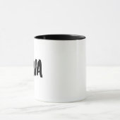 名前パーソナライズされたスクリプトCOFFEE MAG マグカップ (中央)