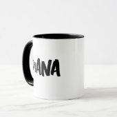 名前パーソナライズされたスクリプトCOFFEE MAG マグカップ (正面左)