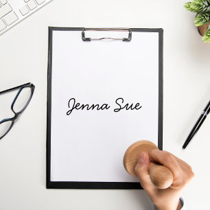 名前パーソナライズされたスタンプの自己手書き署名 セルフインキングスタンプ