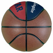 名前パーソナライズされたスポーツバスケットボールの贈り物 バスケットボール (右)