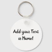 名前パーソナライズされたタイガー猫顔頭かわいい動物 キーホルダー (裏面)