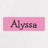 名前パーソナライズされたタグのラベル ラベル (デザイン1)