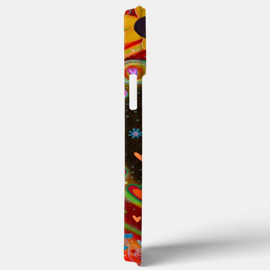 名前パーソナライズされたデイジーカラフルおもしろいトレンディー Case-Mate iPhoneケース (裏面 / 右)