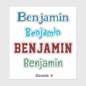 名前パーソナライズされたデカールタカスタムイムタイムズフォー シール (シート)