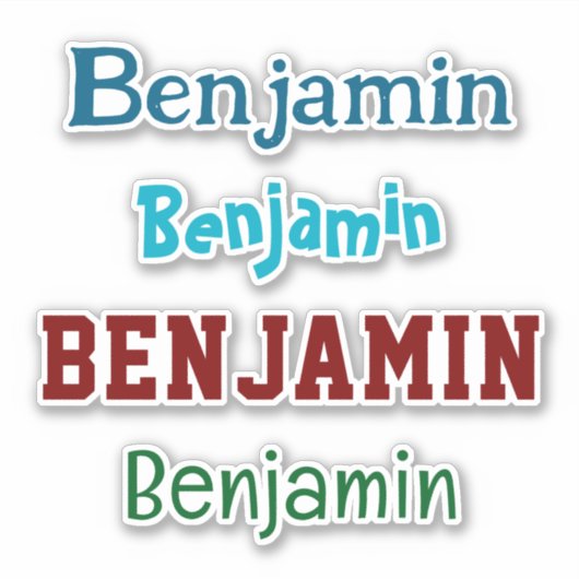 名前パーソナライズされたデカールタカスタムイムタイムズフォー シール (正面)