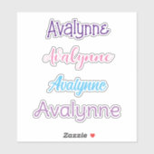 名前パーソナライズされたデカールタカスタムイムタイムズフォー シール (シート)