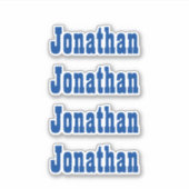 名前パーソナライズされたデカールタカスタムイムタイムズフォー シール (正面)