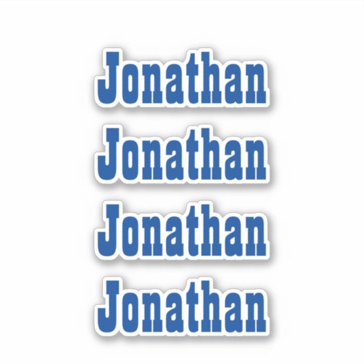 名前パーソナライズされたデカールタカスタムイムタイムズフォー シール (正面)