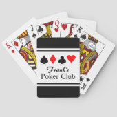 名前パーソナライズされたトランプのポーカーのカー遊ド トランプ (裏面)
