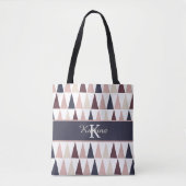 名前パーソナライズされたトート トートバッグ (正面)