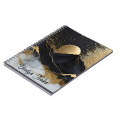 名前パーソナライズされたノートブック ノートブック (左側)