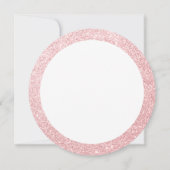 名前パーソナライズされたピンクグリッタースパークルスタイル (裏面)