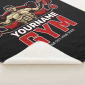 名前パーソナライズされたフィットネスホームジムウェイトリフティング シェルパブランケット (3/4)