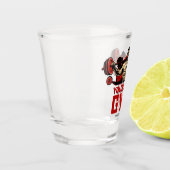 名前パーソナライズされたフィットネスホームジムウェイトリフティング ショットグラス (左)