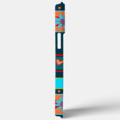 名前パーソナライズされたフローラカラフルおもしろい Case-Mate iPhoneケース (裏面 / 右)