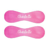 名前パーソナライズされたブライトピンクチームコーチのギフト 野球ボール (パネル)