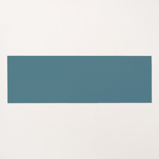 名前パーソナライズされたブルーホワイトマウンテンビュー ヨガマット (裏面(横))