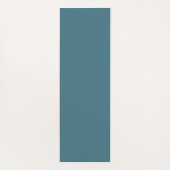 名前パーソナライズされたブルーホワイトマウンテンビュー ヨガマット (裏面)