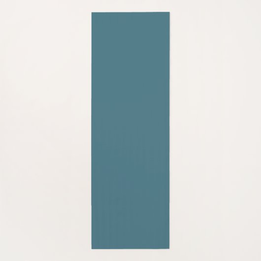 名前パーソナライズされたブルーホワイトマウンテンビュー ヨガマット (裏面)