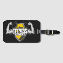 名前パーソナライズされたマッスルフィットネストレーナージム ラゲッジタグ