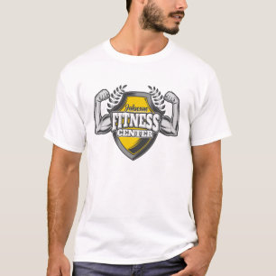 名前パーソナライズされたマッスルフィットネストレーナージム Tシャツ