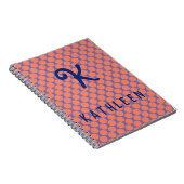 名前パーソナライズされたメモ帳 ノートブック (右側)