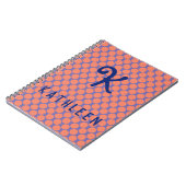 名前パーソナライズされたメモ帳 ノートブック (左側)