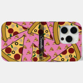 名前パーソナライズされたモダンスライスPizza Pink Case-Mate iPhoneケース (裏面 (横))