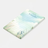 名前パーソナライズされたモノグエレガントラム線 ポストイット (アングル)