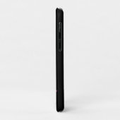 名前パーソナライズされたモノグラムイニシャルシルバーレターB Case-Mate iPhoneケース (裏面/左)