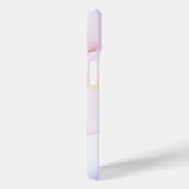 名前パーソナライズされたモノグラムパープルウォーターLuxe Case-Mate iPhoneケース (裏面 / 右)