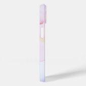 名前パーソナライズされたモノグラムパープルウォーターLuxe Case-Mate iPhoneケース (裏面 / 右)