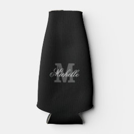 名前パーソナライズされたモノグラムボトルクール ボトルクーラー