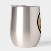 名前パーソナライズされたモノグラム金属ボタン切り出し (右面)