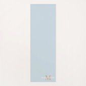 名前パーソナライズされたモノグラム ヨガマット (正面)