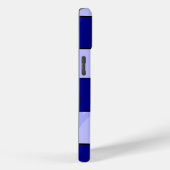 名前パーソナライズされたラグビージャージー青バスケ Case-Mate iPhoneケース (裏面 / 右)