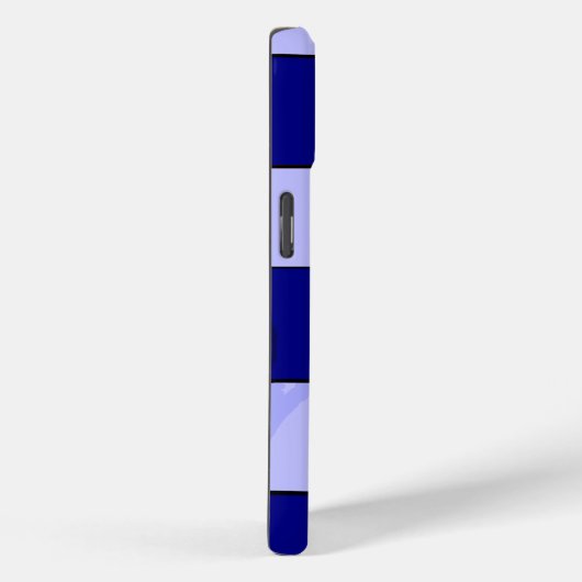 名前パーソナライズされたラグビージャージー青バスケ Case-Mate iPhoneケース (裏面 / 右)